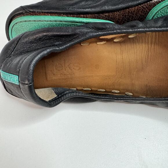 Tieks by Gavrieli Black Leather Foldable Ballet Flats size 8 - Picture 8 of 8